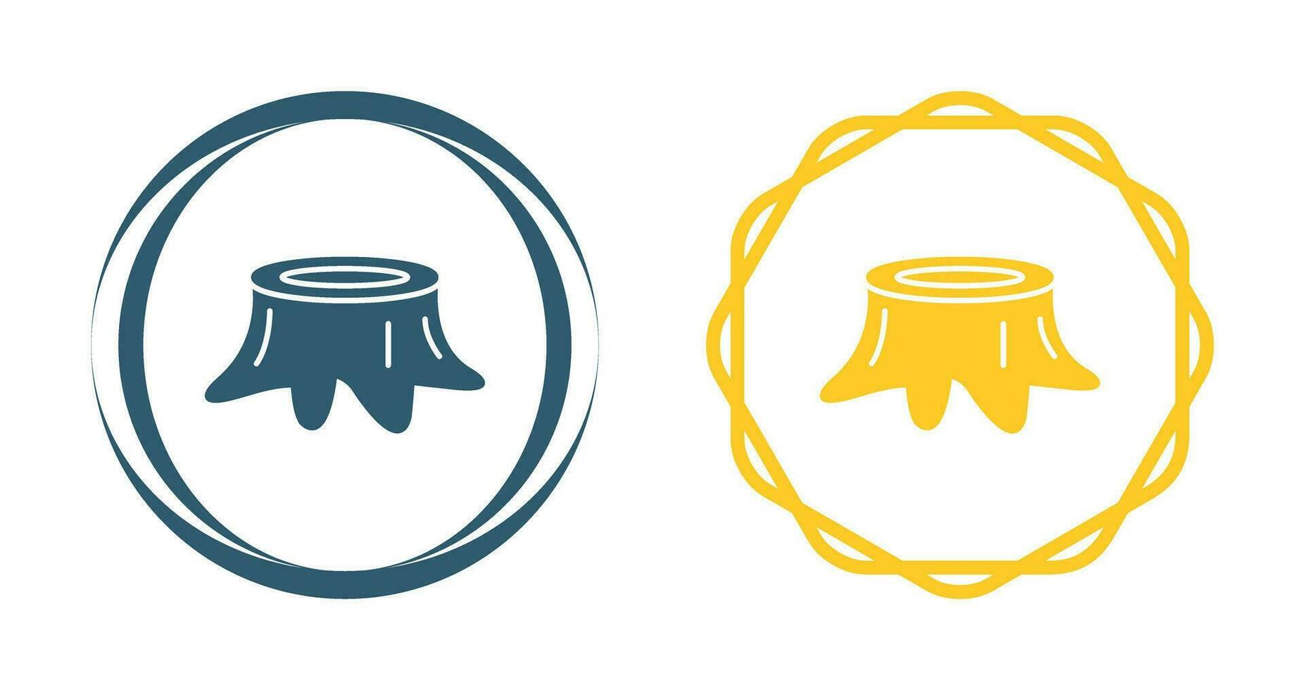 Stump Vector Icon