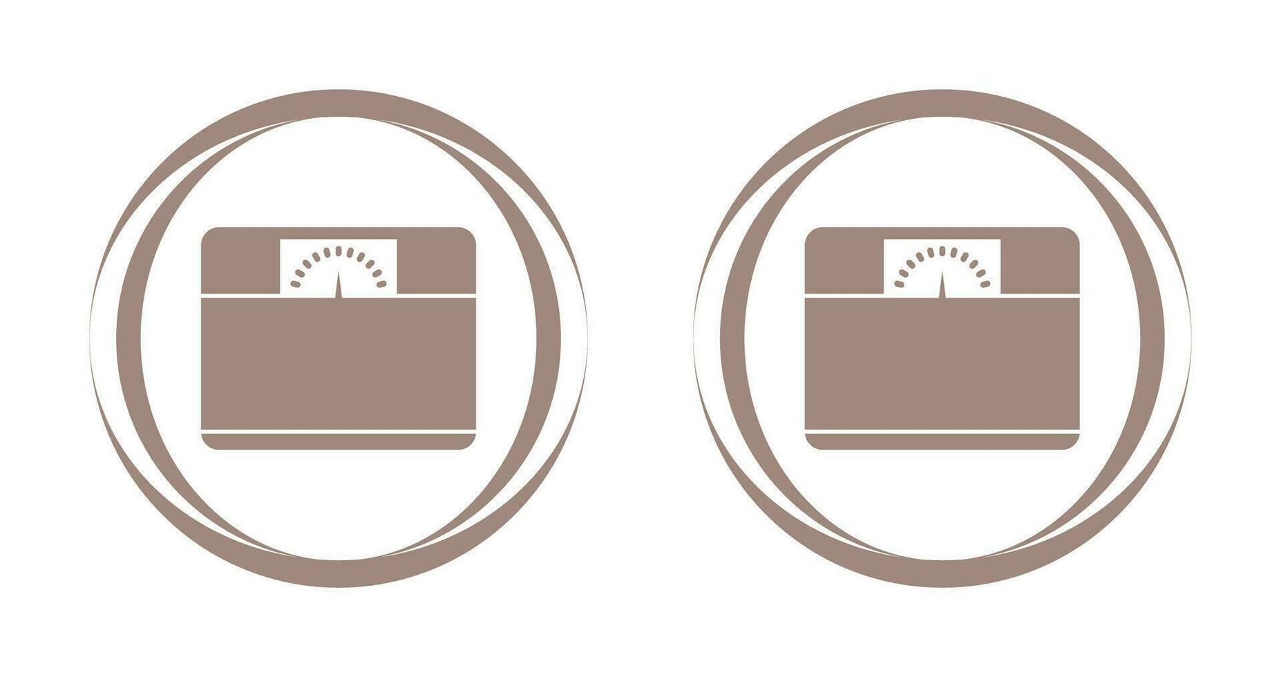 Weighing Machine Vector Icon
