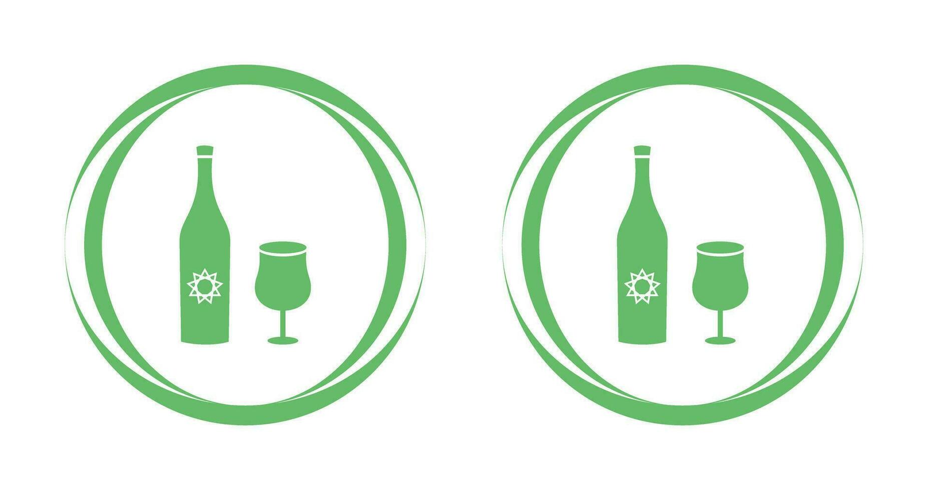 Goblet and Wine Vector Icon