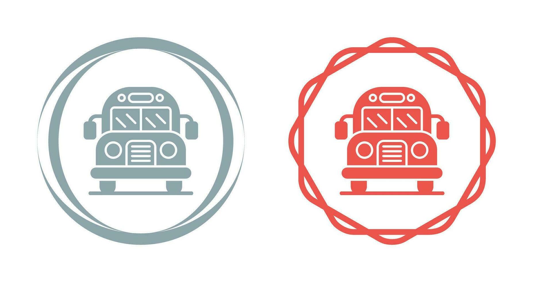 School Bus Vector Icon