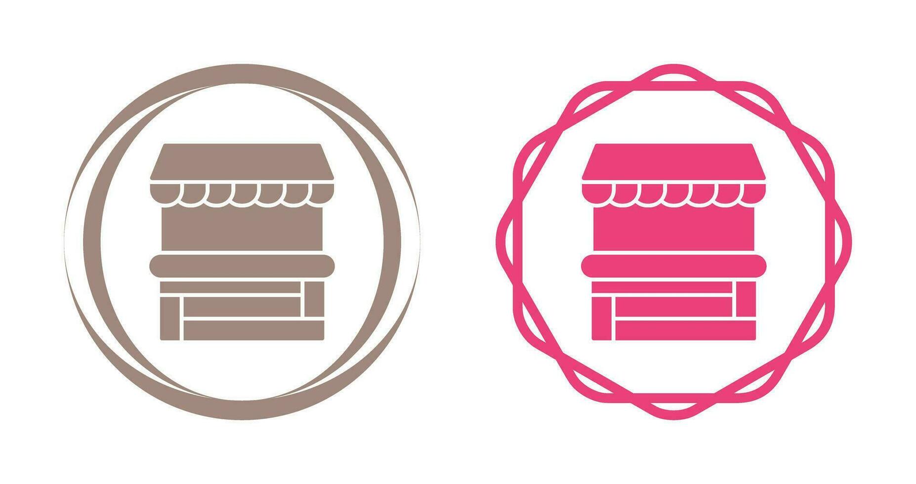 Food Stand Vector Icon