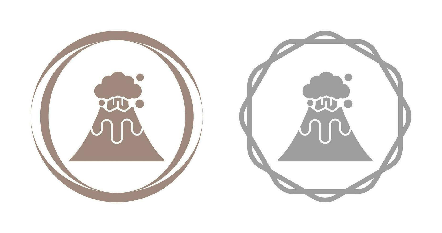Volcano Vector Icon