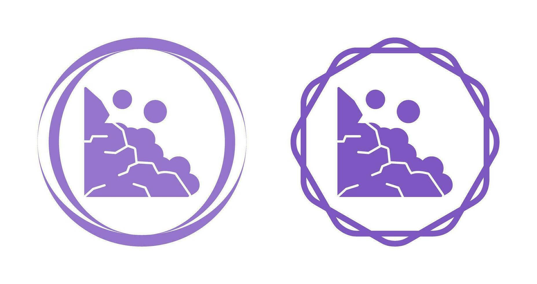 Landslide Vector Icon