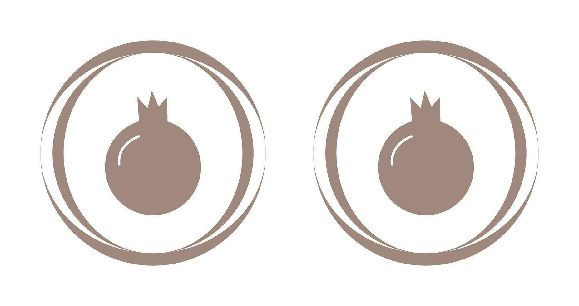 Pomegranate Vector Icon