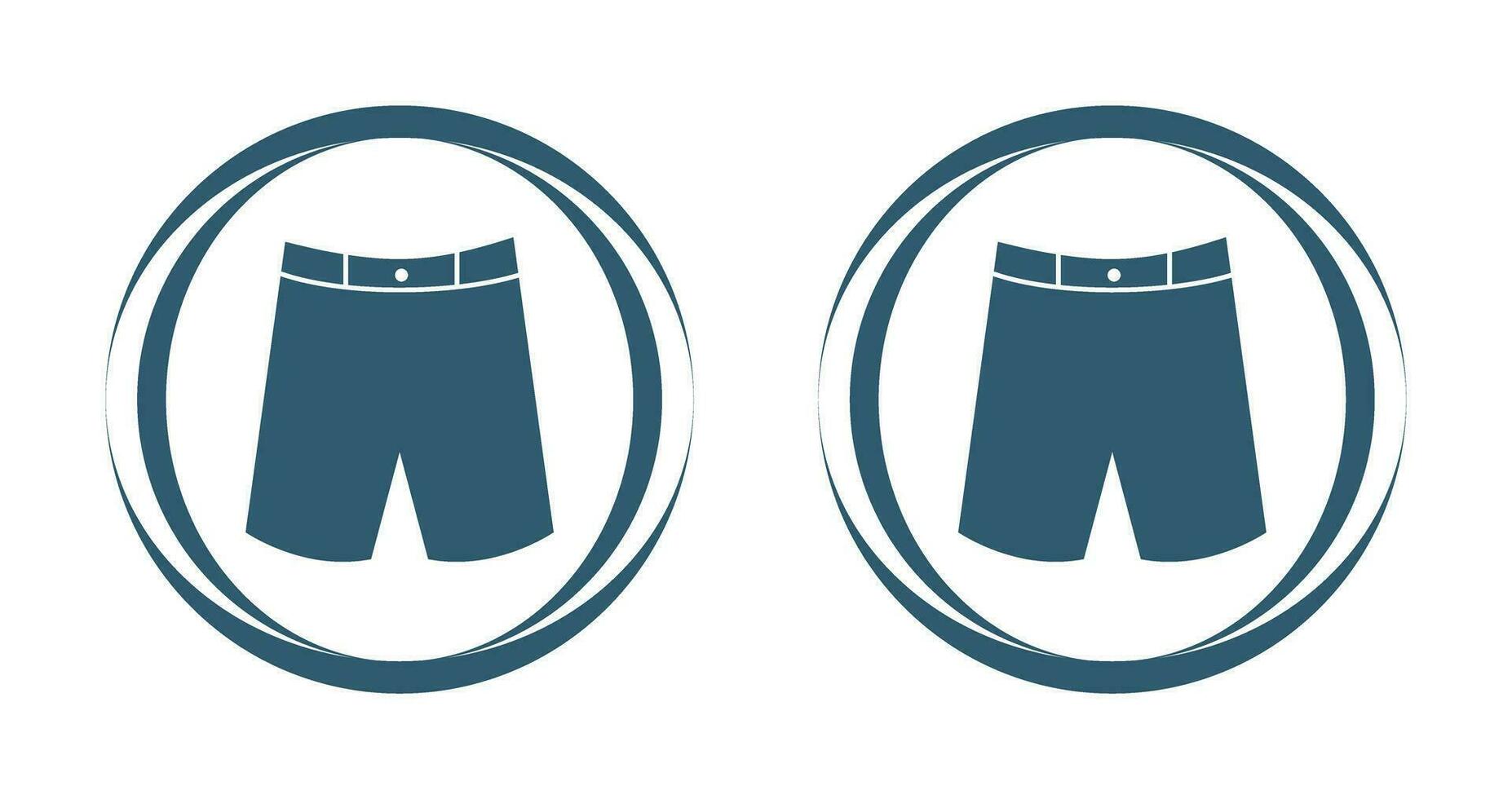 icono de vector de pantalones cortos