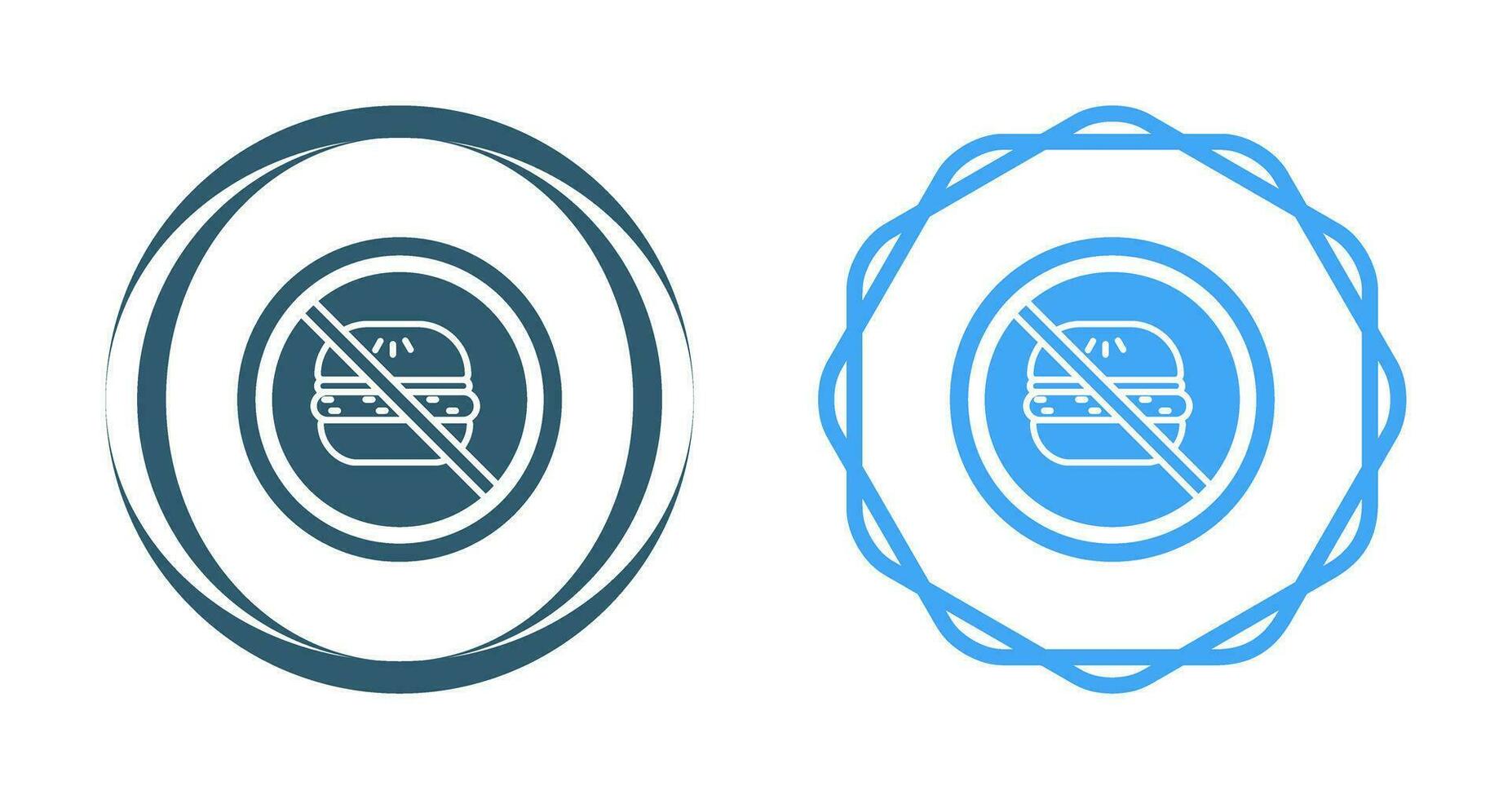 No Eating Vector Icon