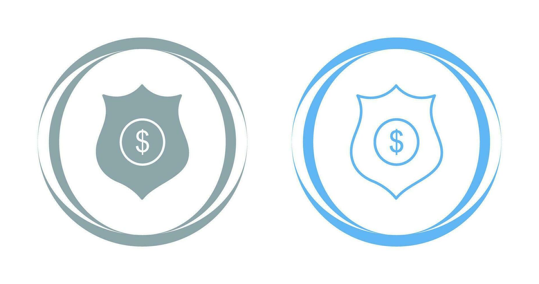 Dollar Badge Vector Icon