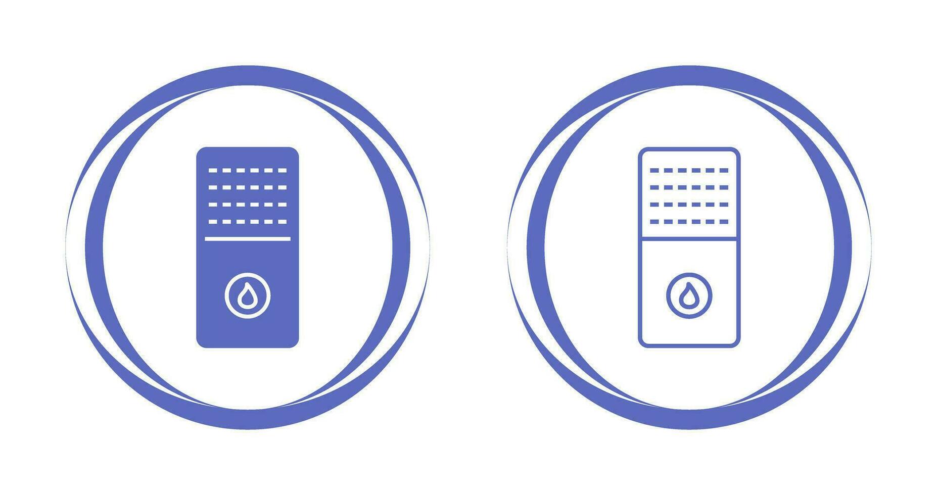 icono de vector de horno de gas