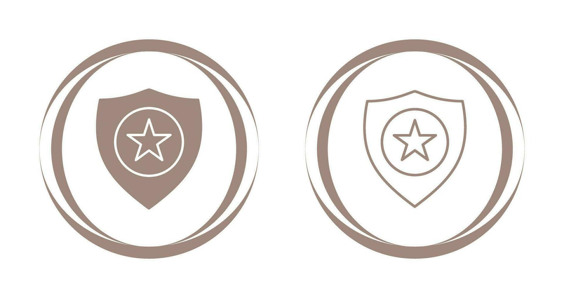 Police Badge Vector Icon