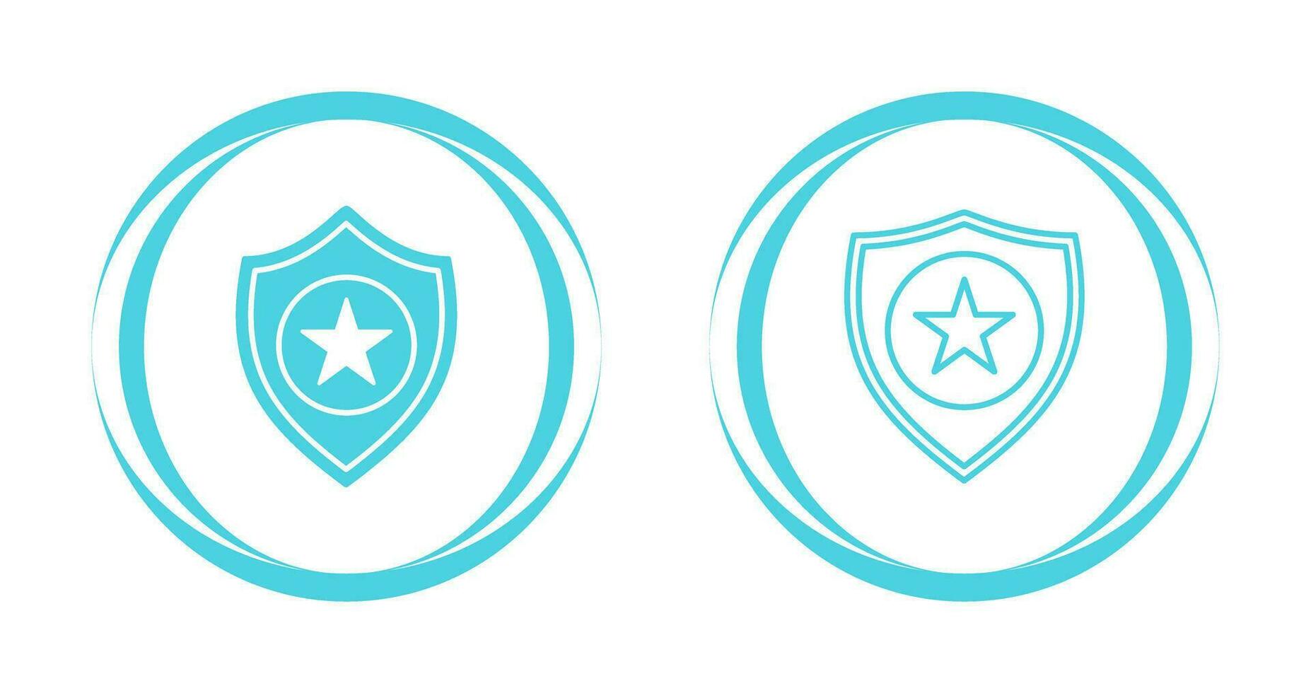 Police Badge Vector Icon