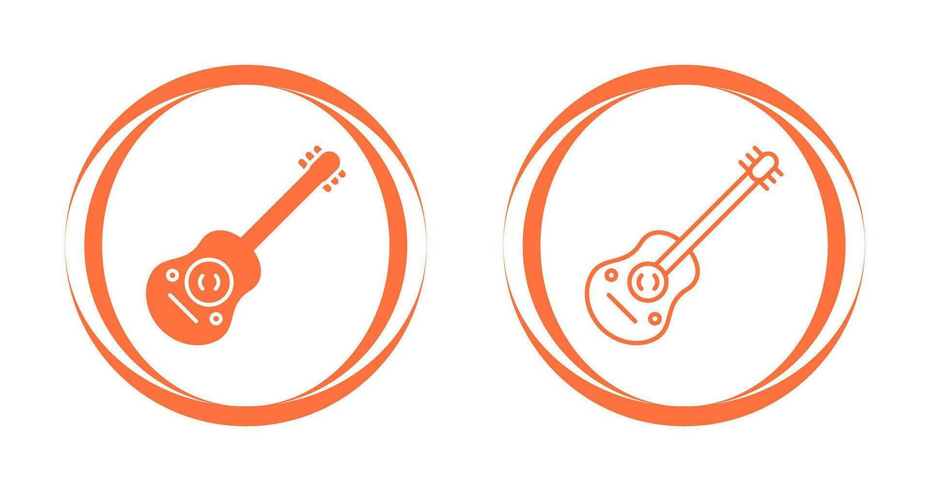 icono de vector de guitarra