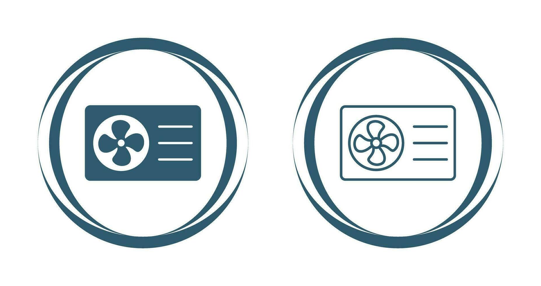 AC Outside Unit Vector Icon