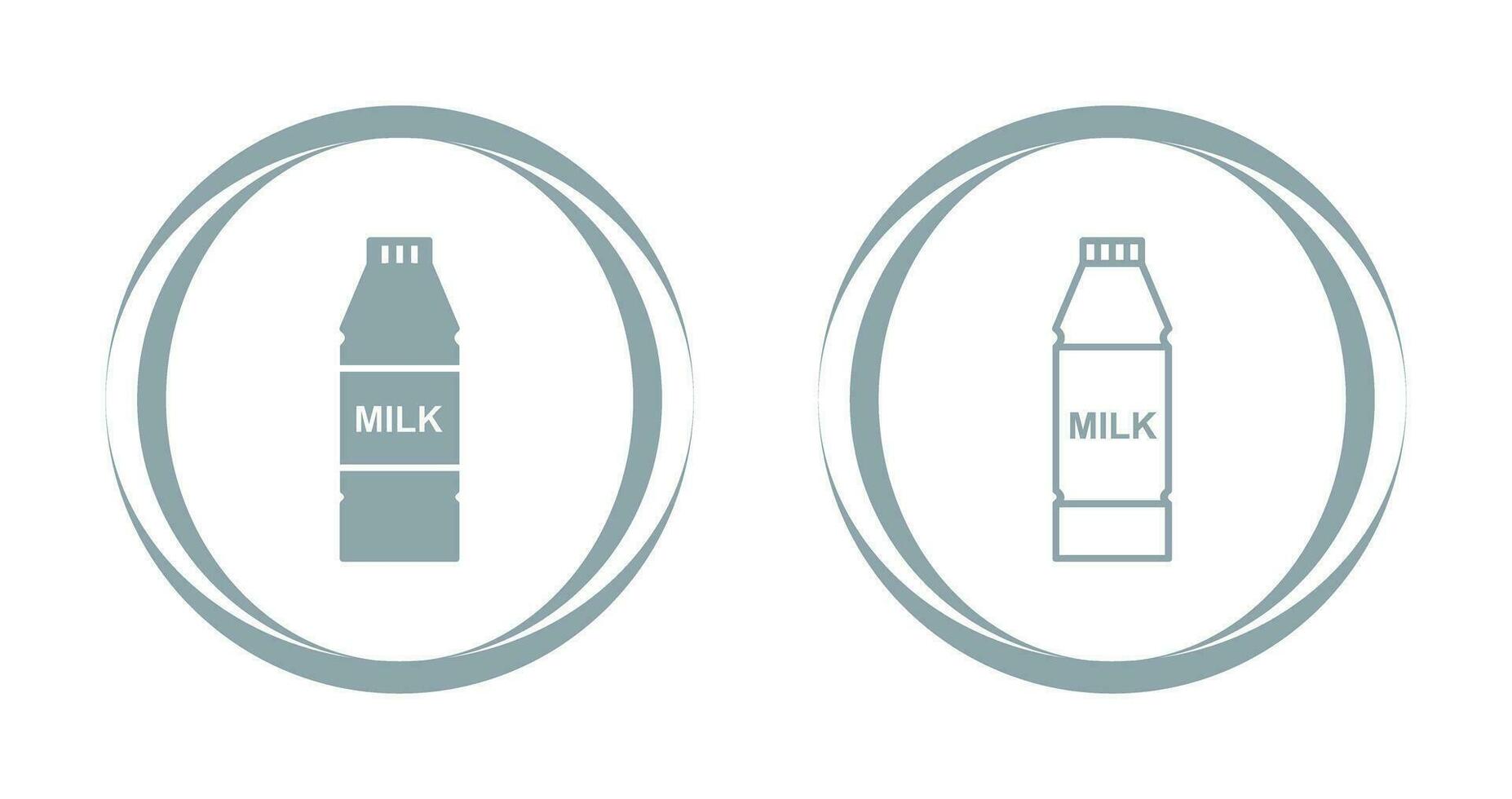 Milk Bottle Vector Icon