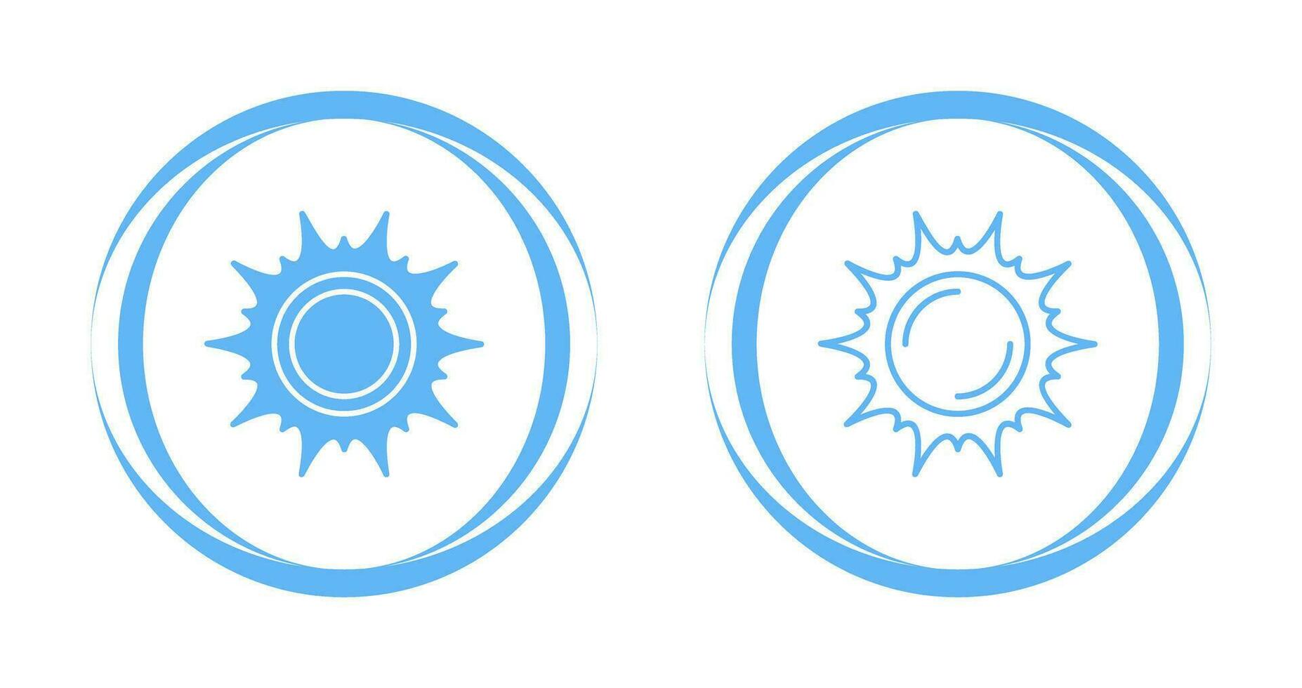 icono de vector de sol