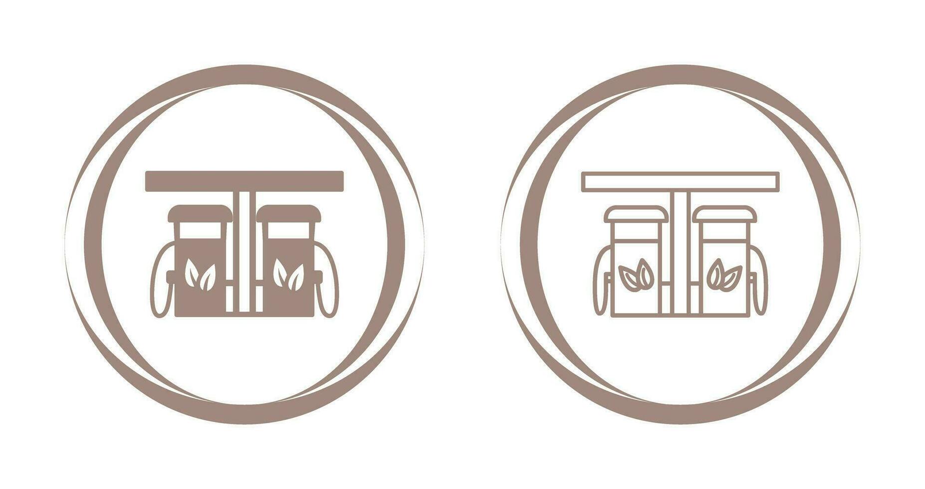 Eco friendly Petrol Pump Vector Icon