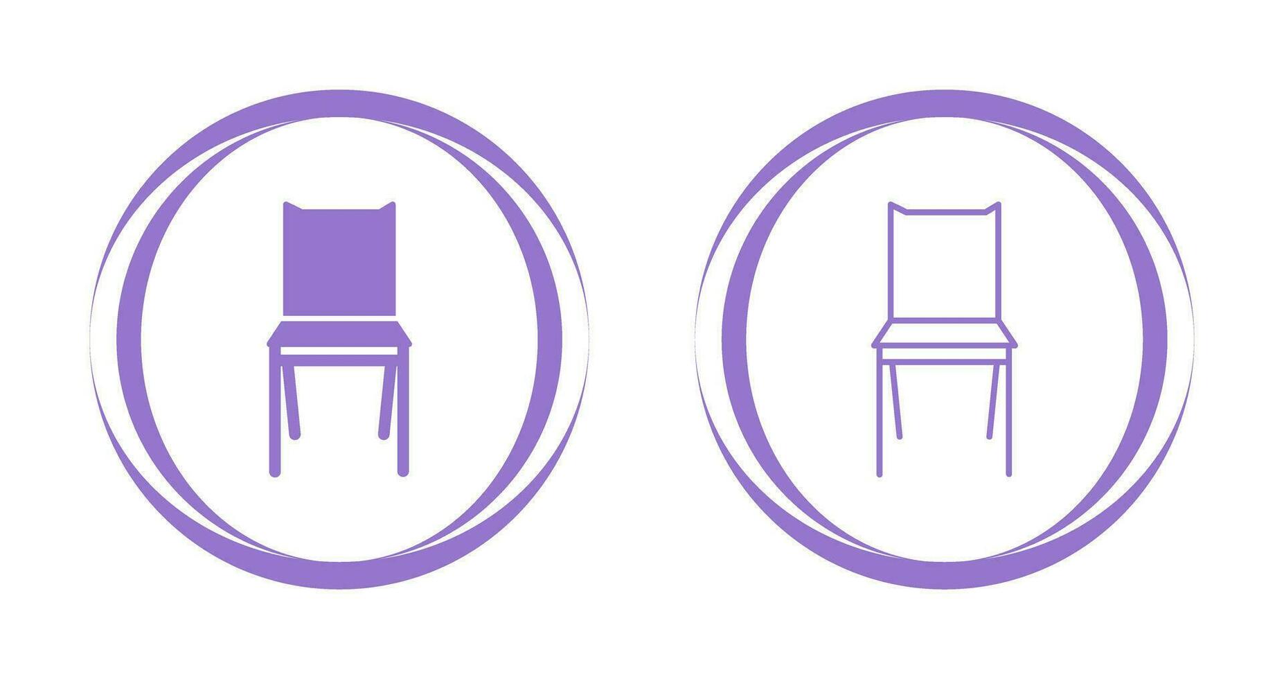 Bedroom Chair Vector Icon