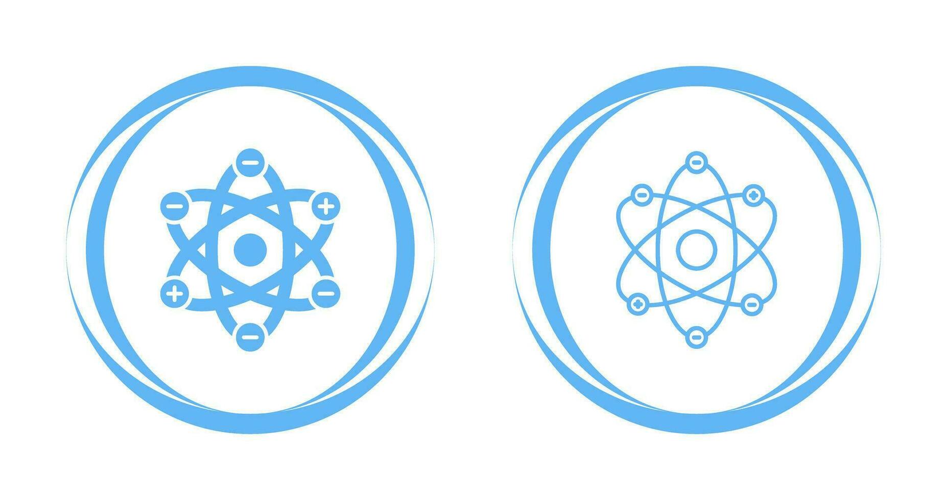 Atom Structure Vector Icon