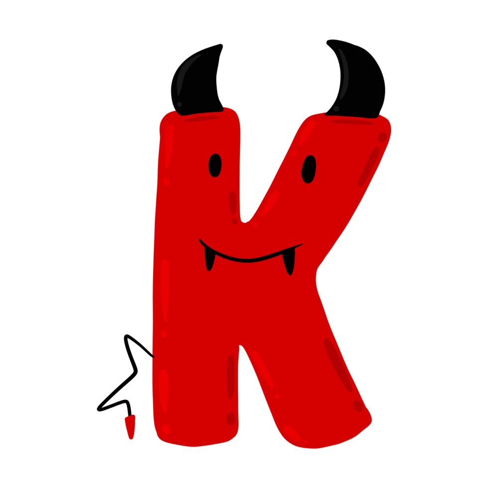 Love Devil Alphabet Set png