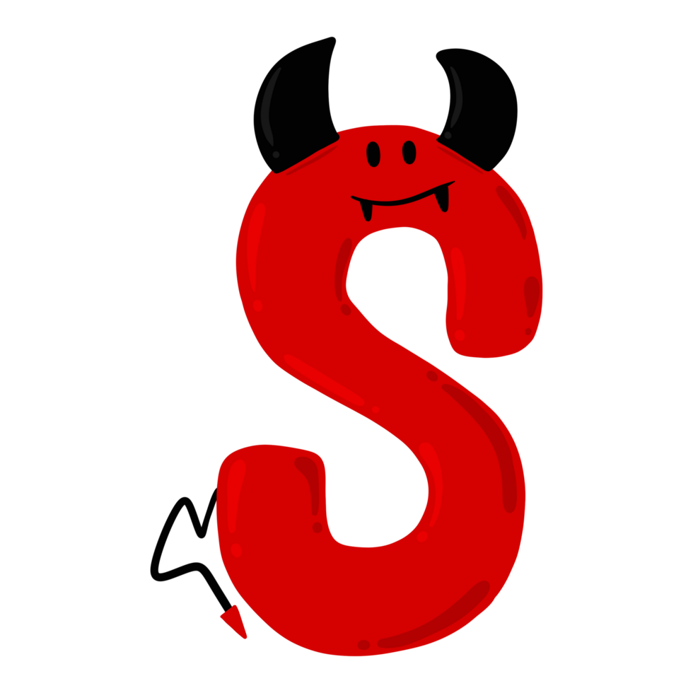 Love Devil Alphabet Set png