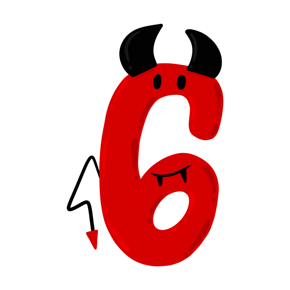 Love Devil Number Set png