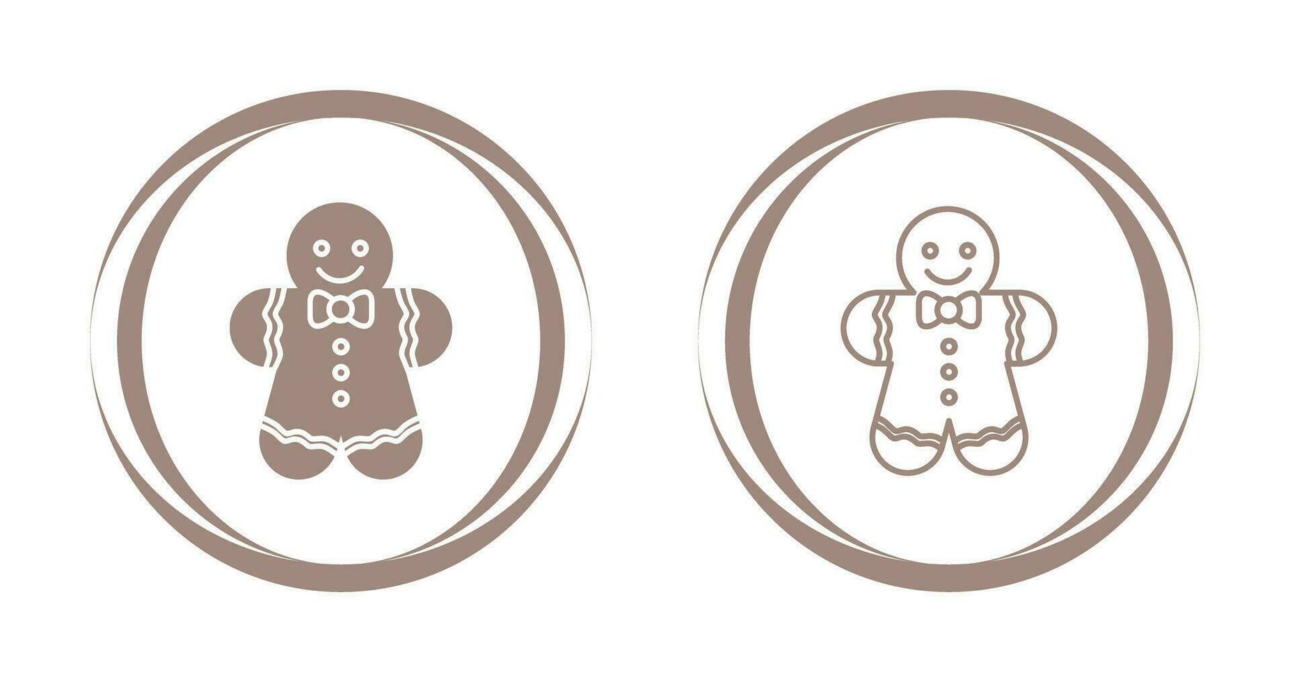 Gingerbread Vector Icon