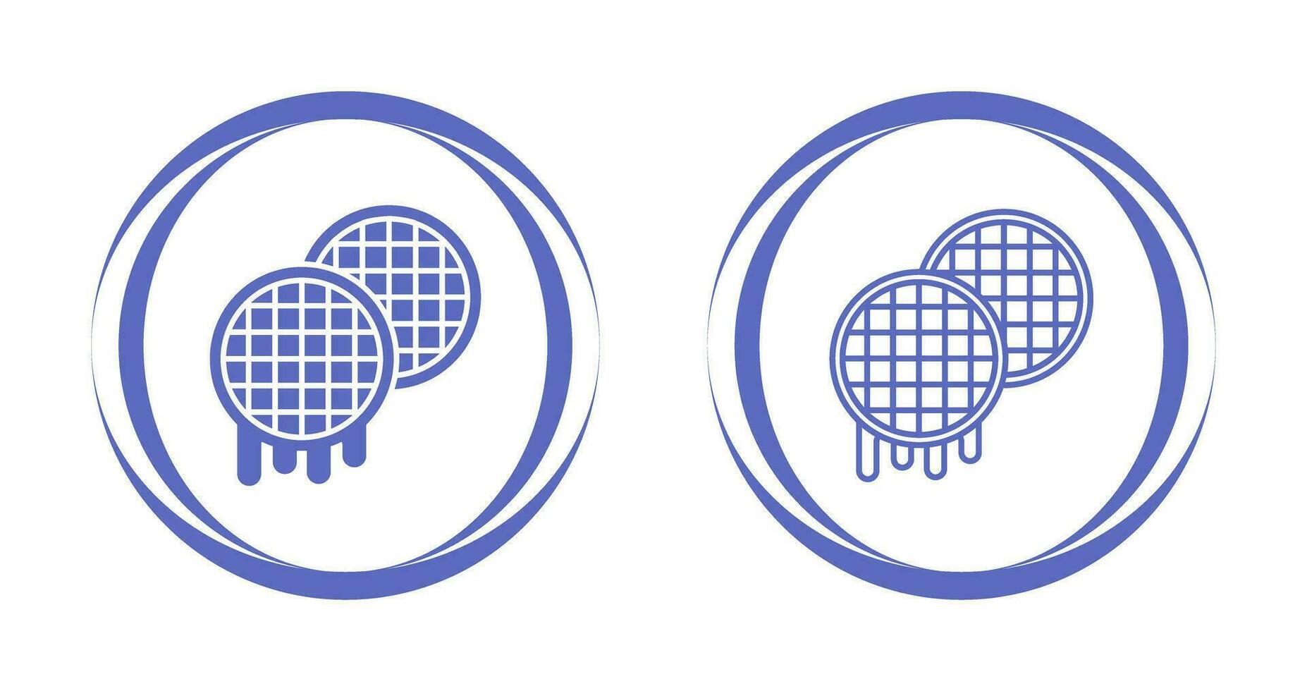 Waffle Vector Icon