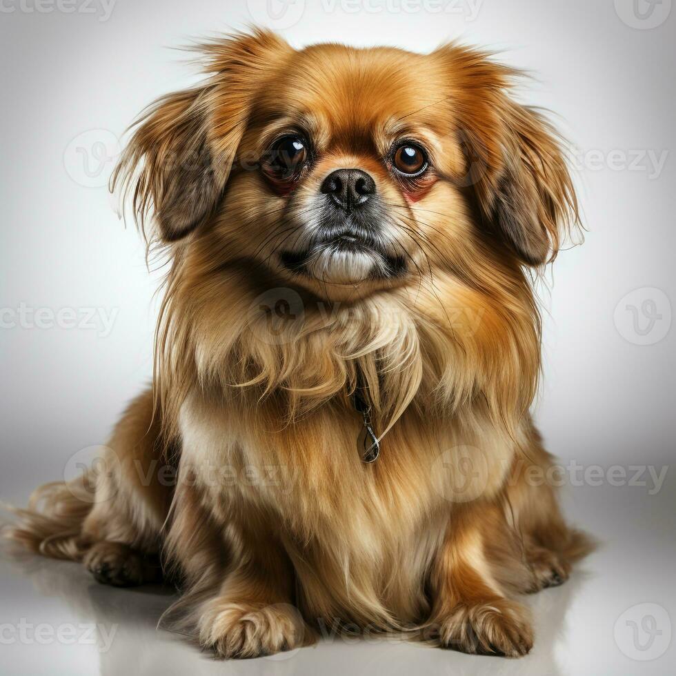 cute pekingese dog ai photo