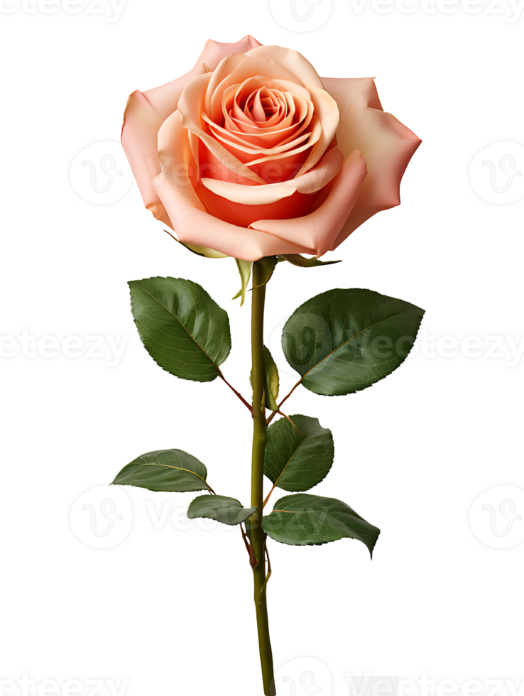 waterverf roos bloemen met kleurrijk bloemen illustratie generatief ai png