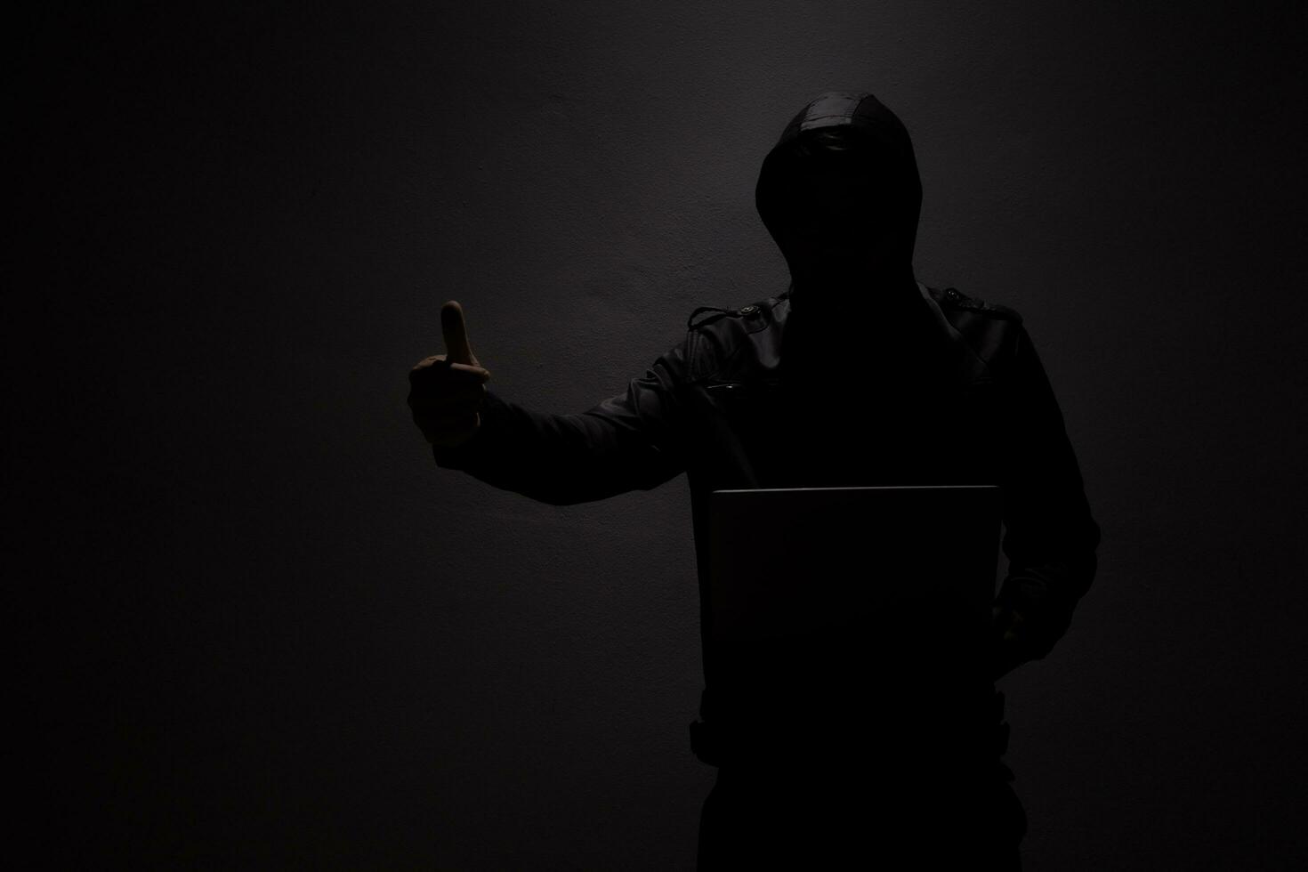 Network security and privacy crime. photo