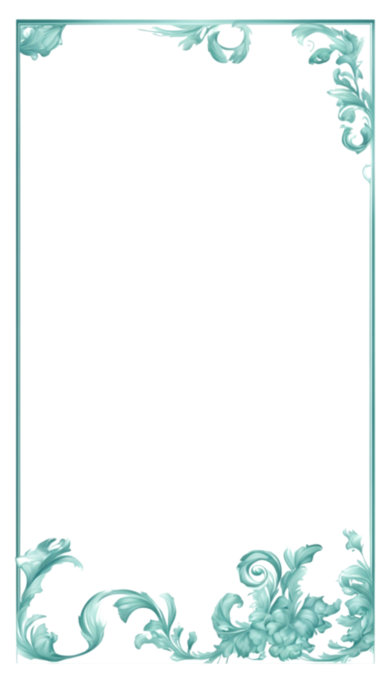 Floral Frame Border PNG Images Transparent Background