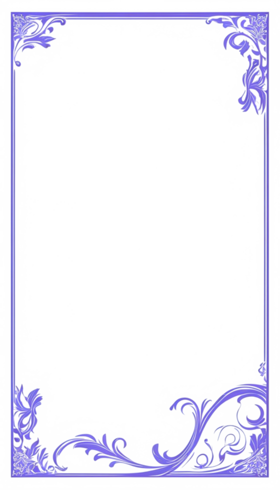 Floral Frame Border PNG Images Transparent Background