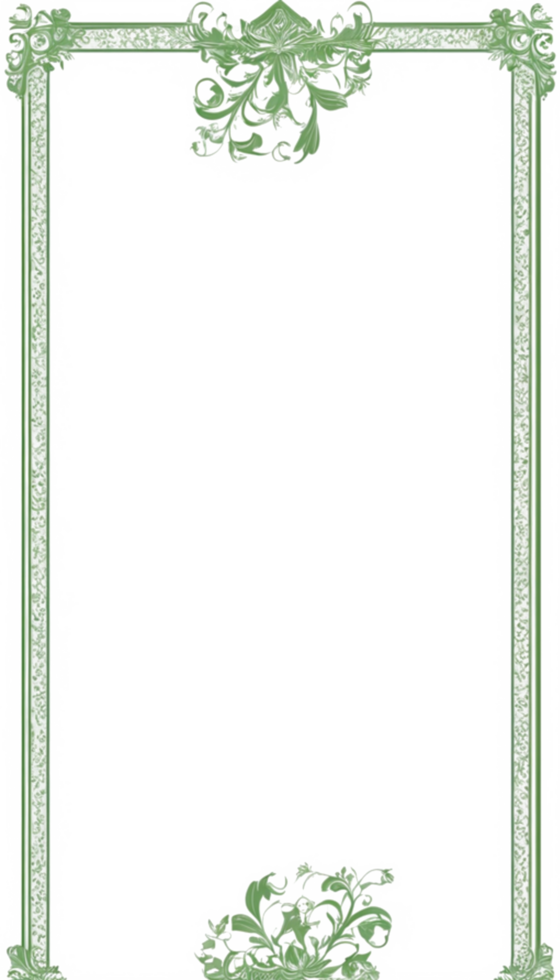 Floral Frame Border PNG Images Transparent Background