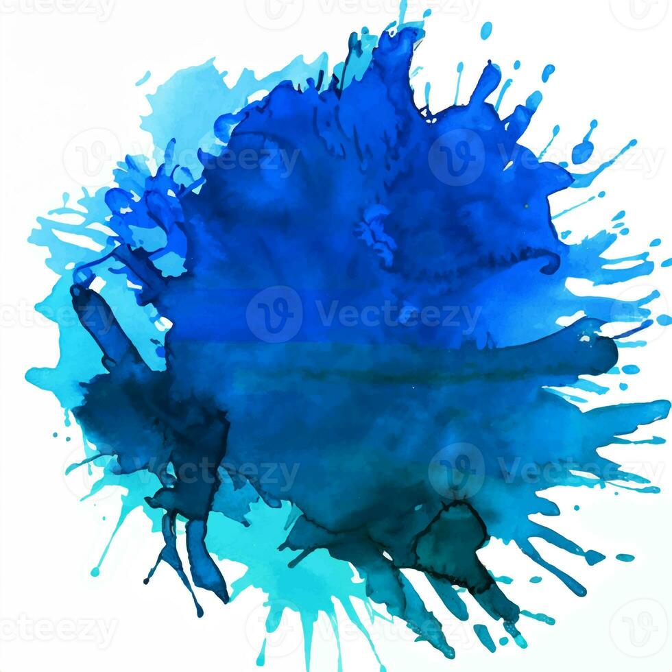 Soft watercolor splash stain background photo