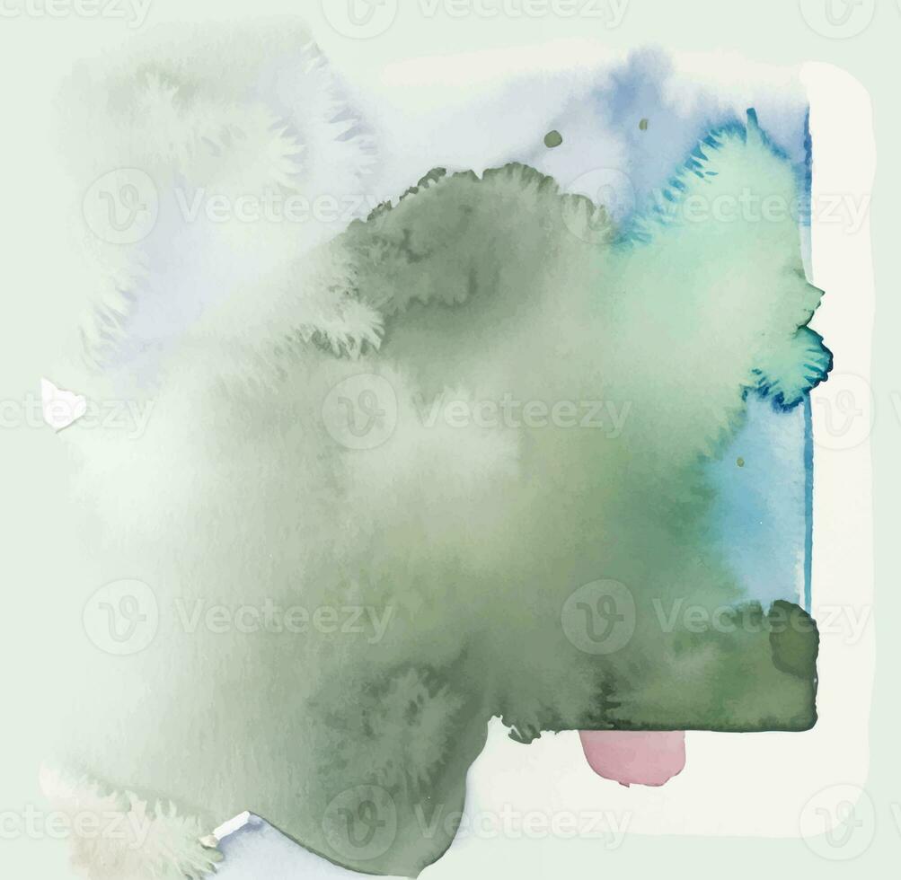 Soft watercolor splash stain background photo