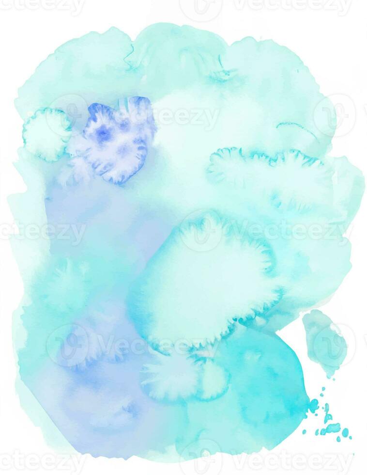 Soft watercolor splash stain background photo