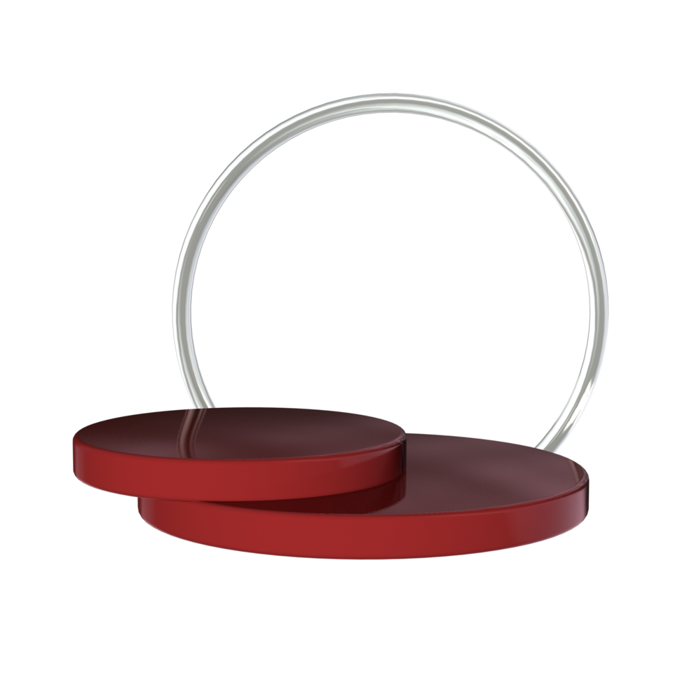 Podium 3D render transparent background png