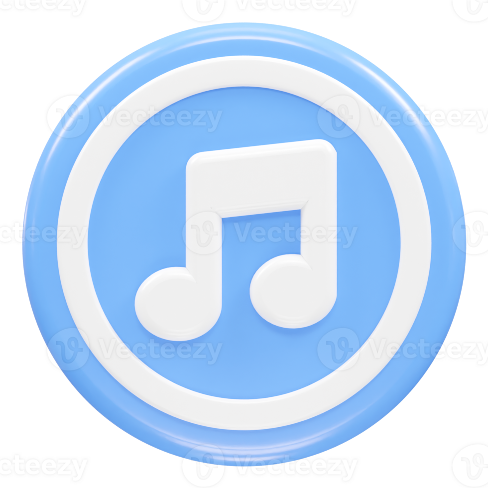 Music icon rendering transparent element png