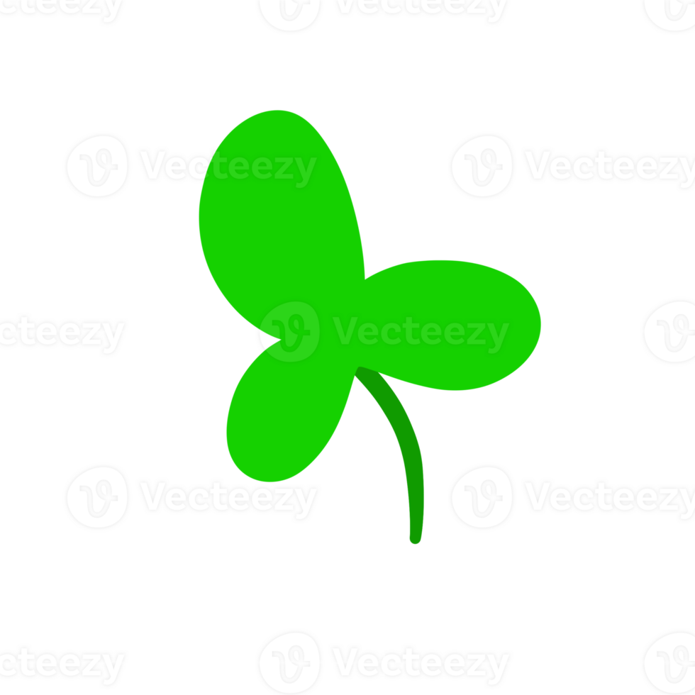 three green leaves on a transparent background 28798541 PNG