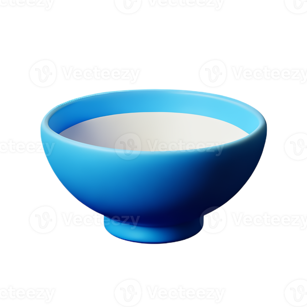 bowl 3d rendering icon illustration png
