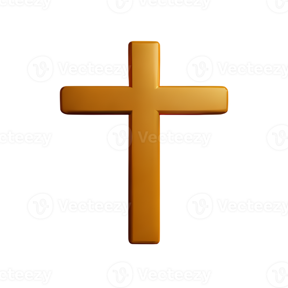 Christian Kreuz 3d Rendern Symbol Illustration png