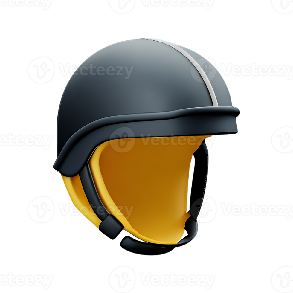 helmet 3d rendering icon illustration png