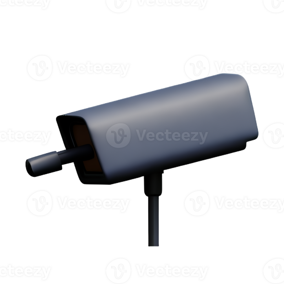 cctv 3d rendering icon illustration png