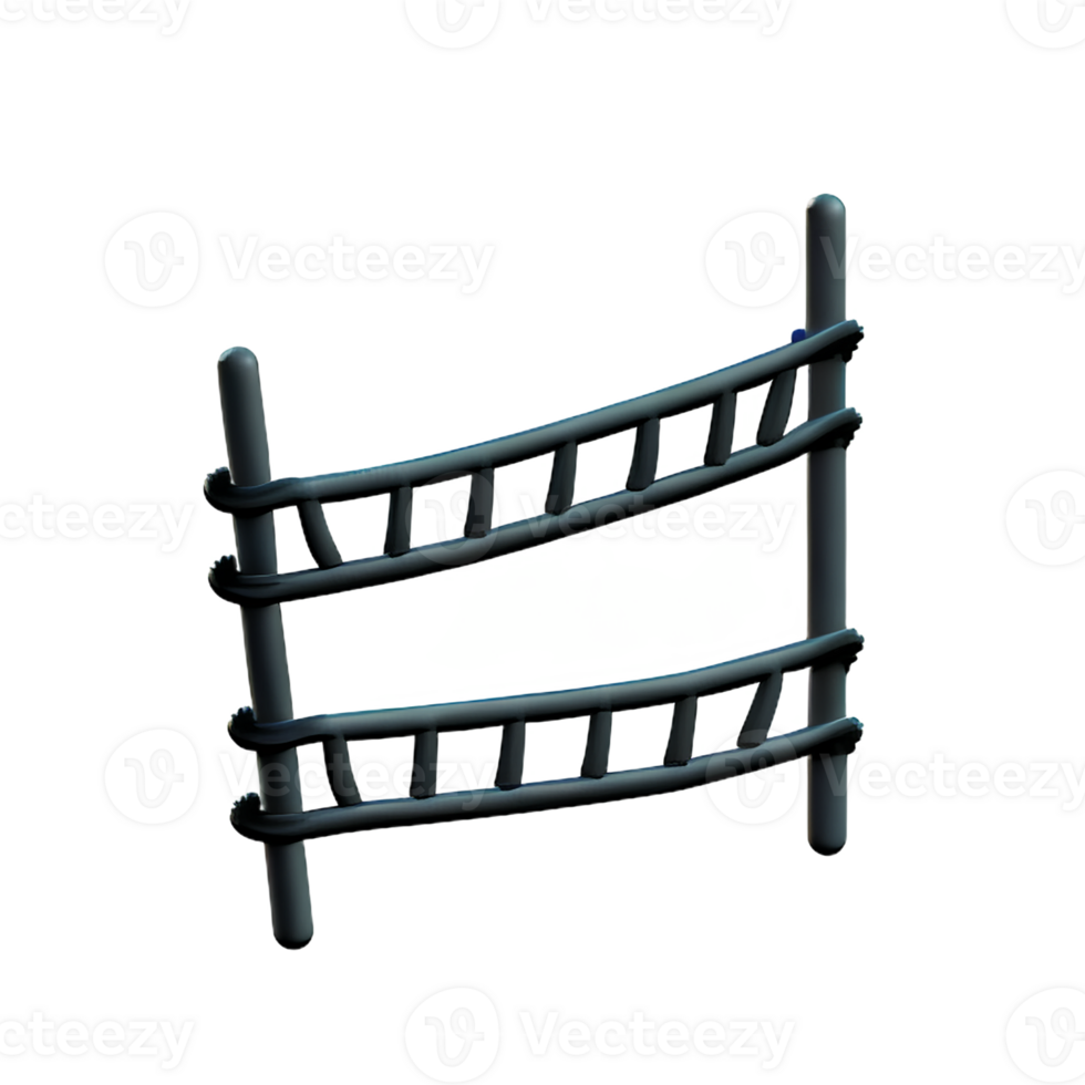 barbed wire 3d rendering icon illustration png