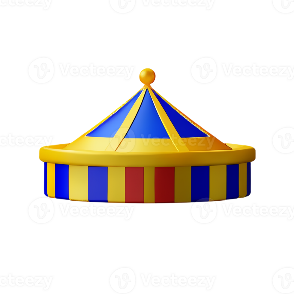 circus 3d renderen icoon illustratie png