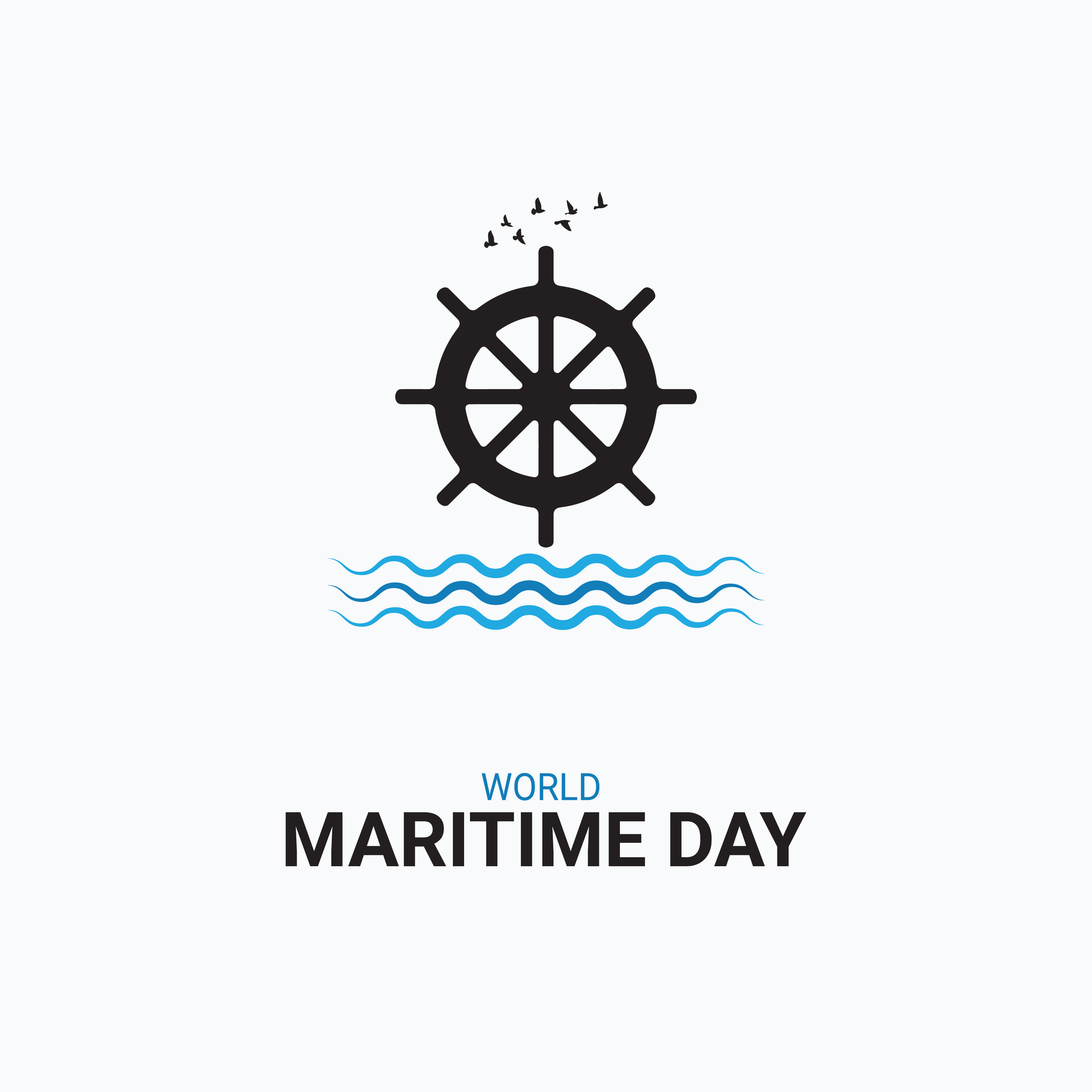 World Maritime Day. World Maritime Day creative design. Maritime day