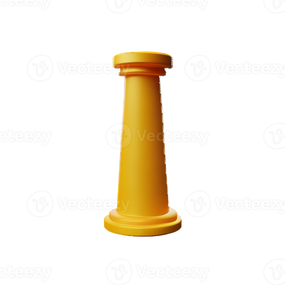 vase 3d rendering icon illustration png