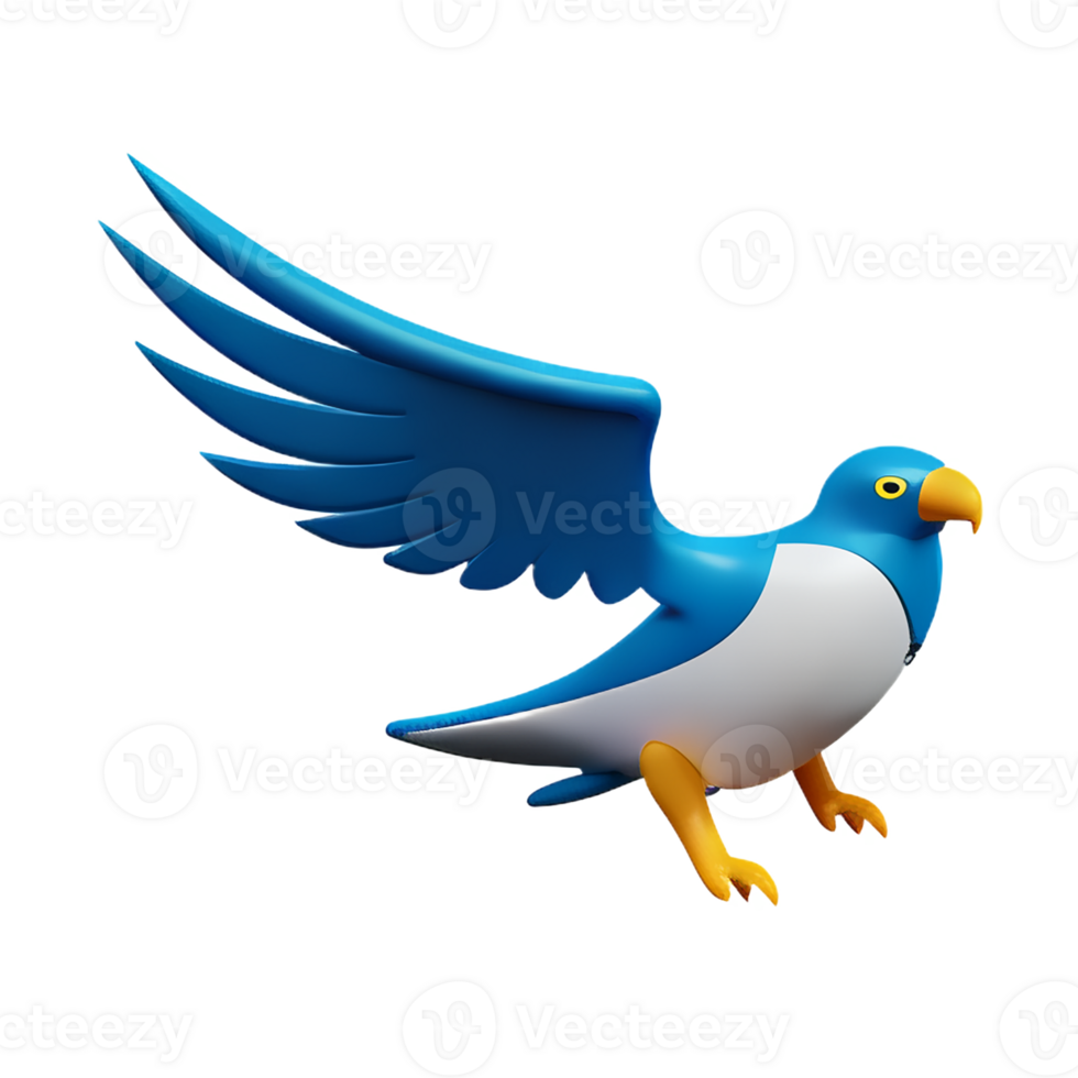 eagle 3d rendering icon illustration png