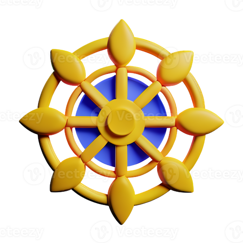 mandala background 3d rendering icon illustration png