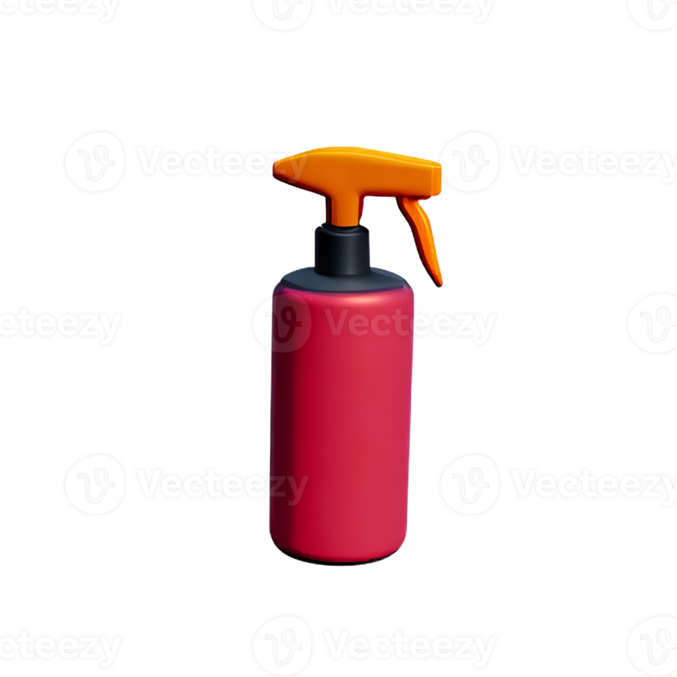 spray 3d rendering icon illustration png