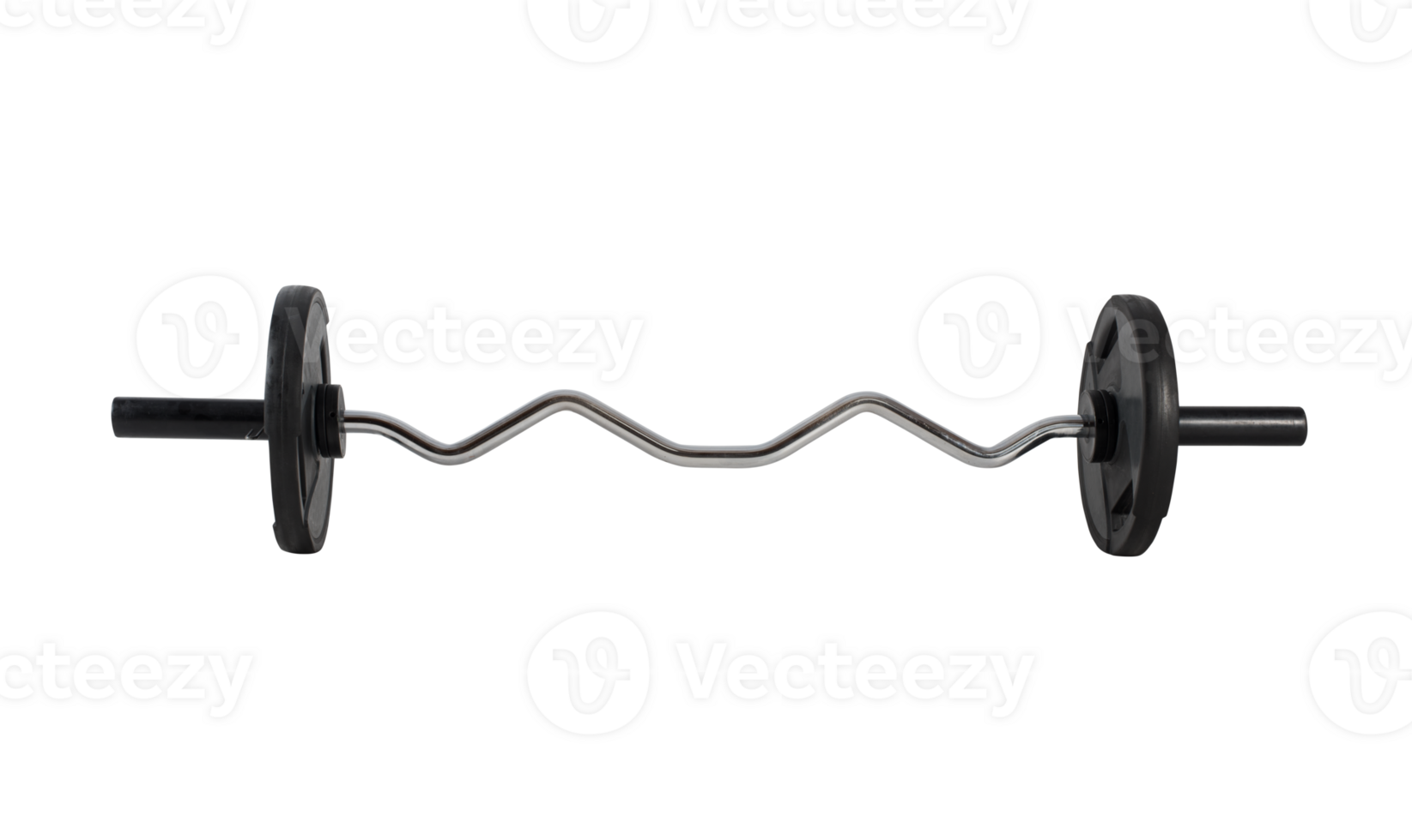 isolé incurvé haltère, équipement de une Gym png